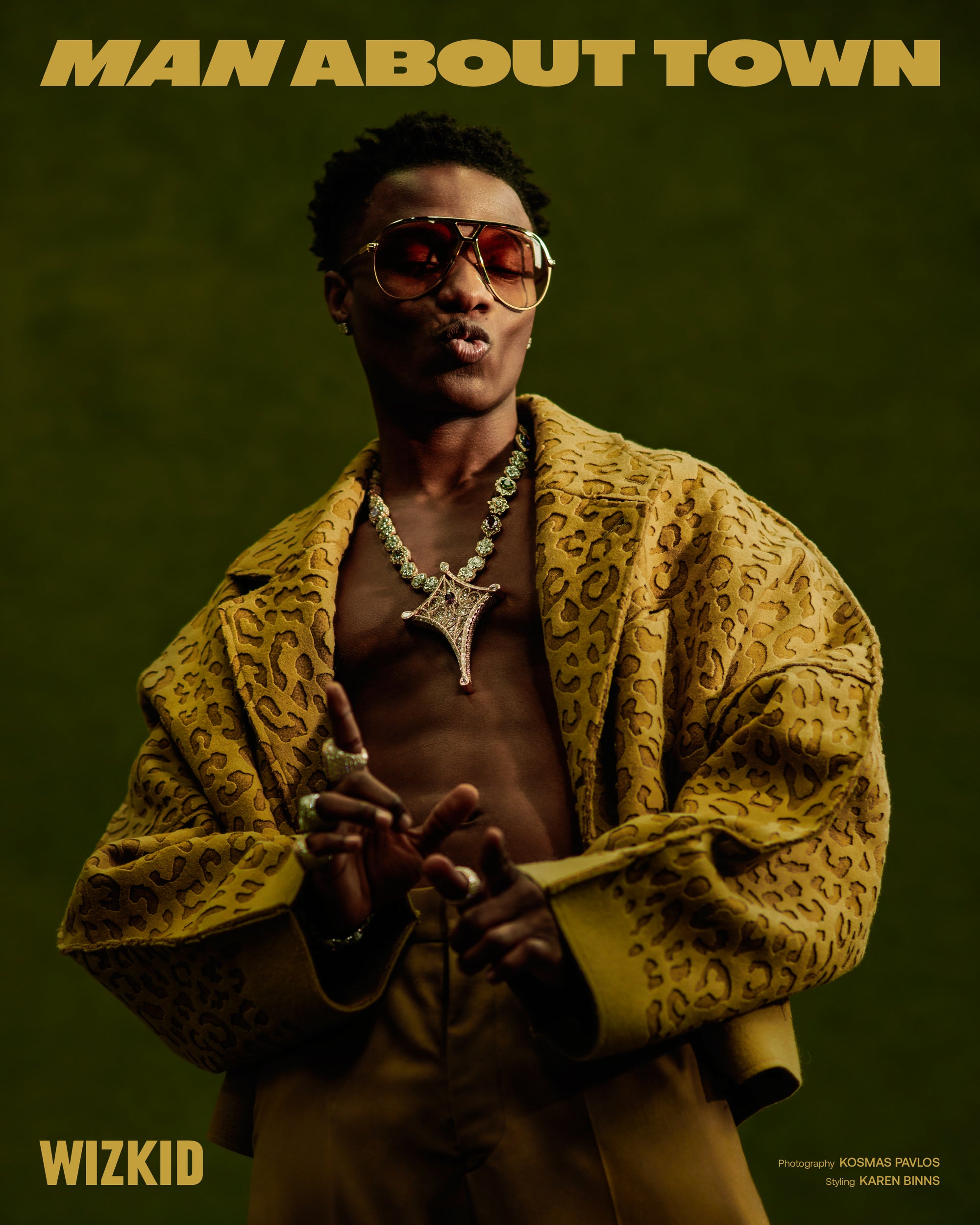 Wizkid Covers Man About Town's Autumn/Winter 2023 Issue