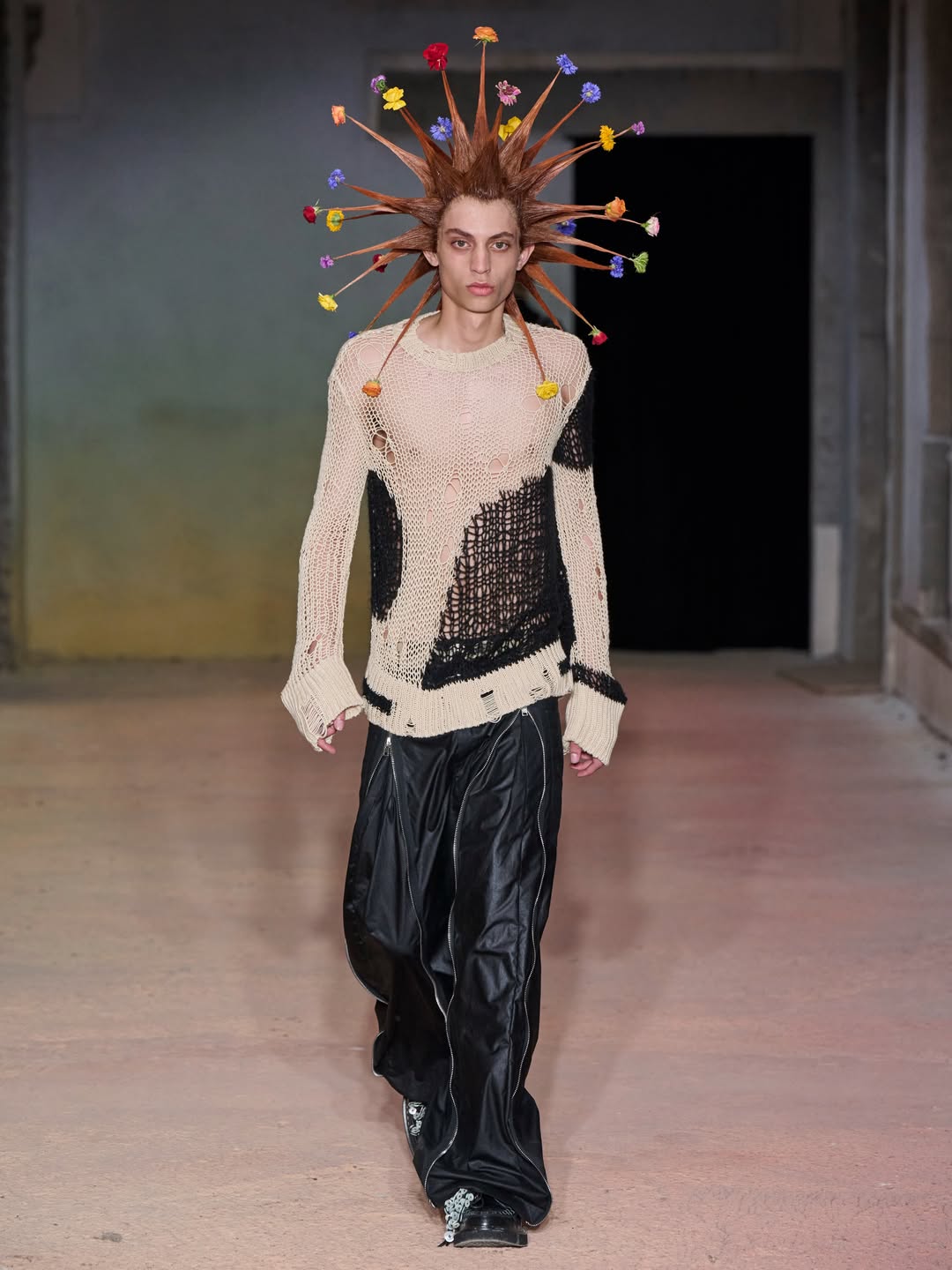L.Ninomiya❣️ DSM Kei Ninomiya: Less Peacocking, More Punk at Pitti | Man About Town