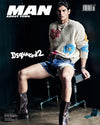 Christopher George Covers Man About Town's Spring/Summer 2023 Wearing Dsquared2