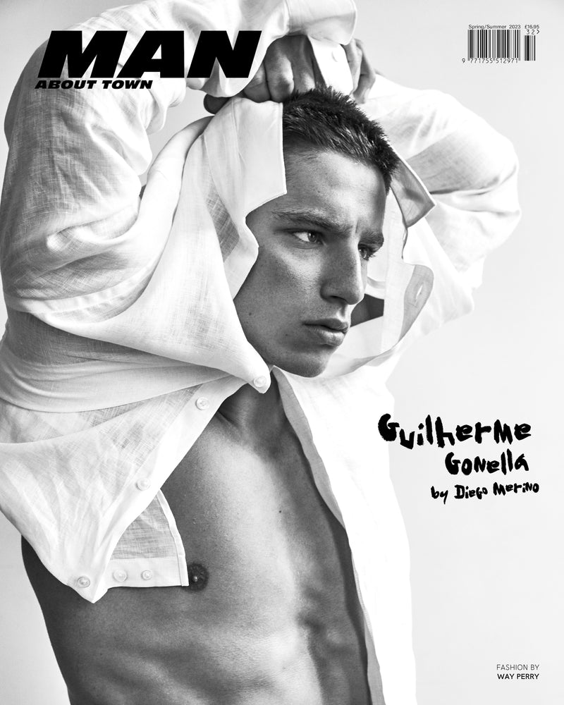 Guilherme Gonella Covers Man About Town's Spring/Summer 2023 Issue