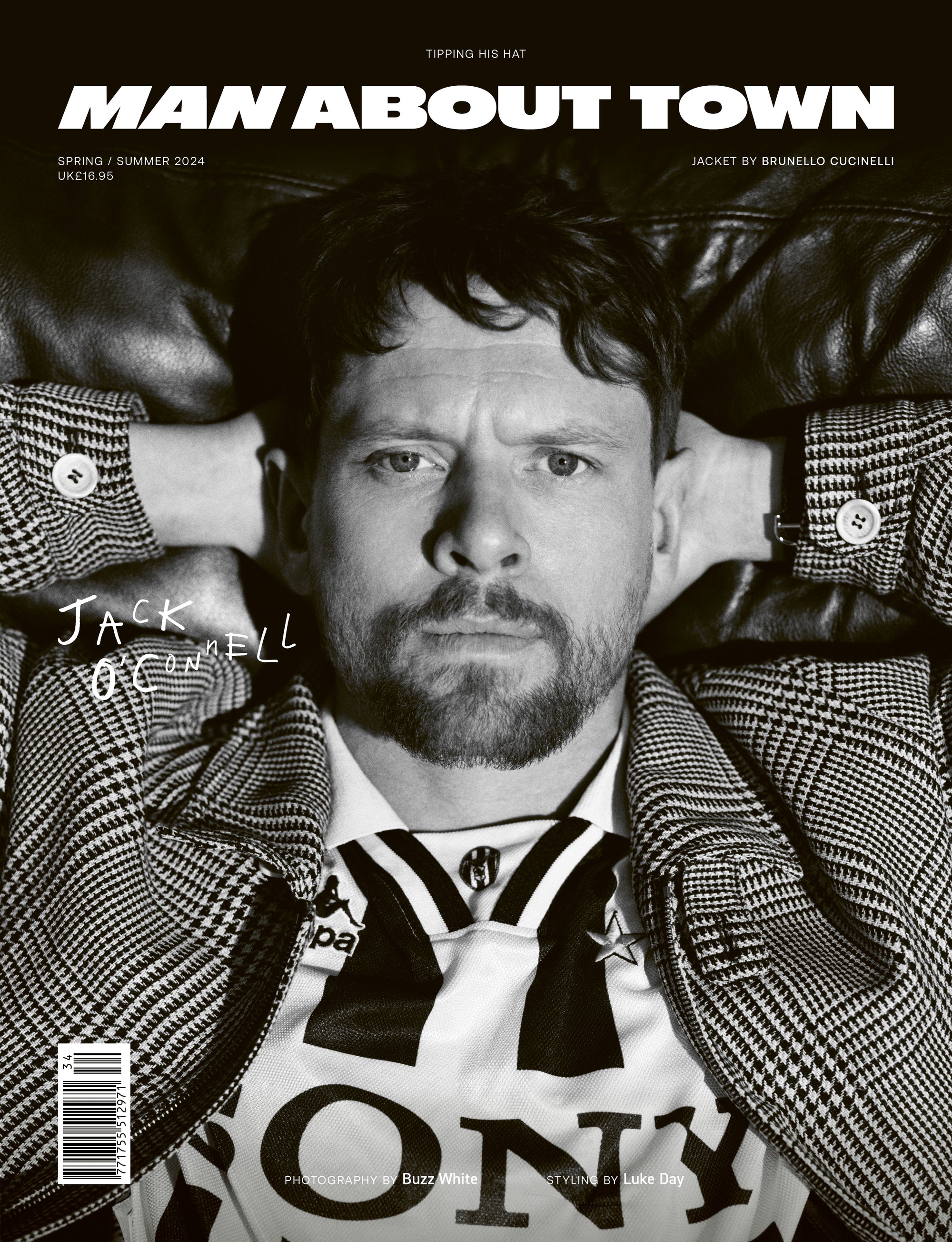 Jack O'Connell Covers Man About Town's Spring/Summer 2024 Issue
