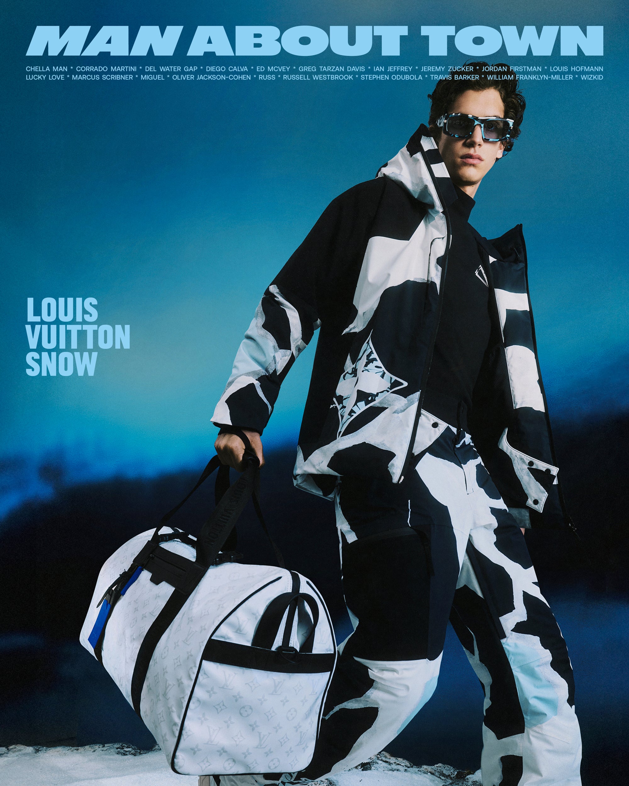 Louis Vuitton Snow Covers Man About Town Autumn/Winter 2023