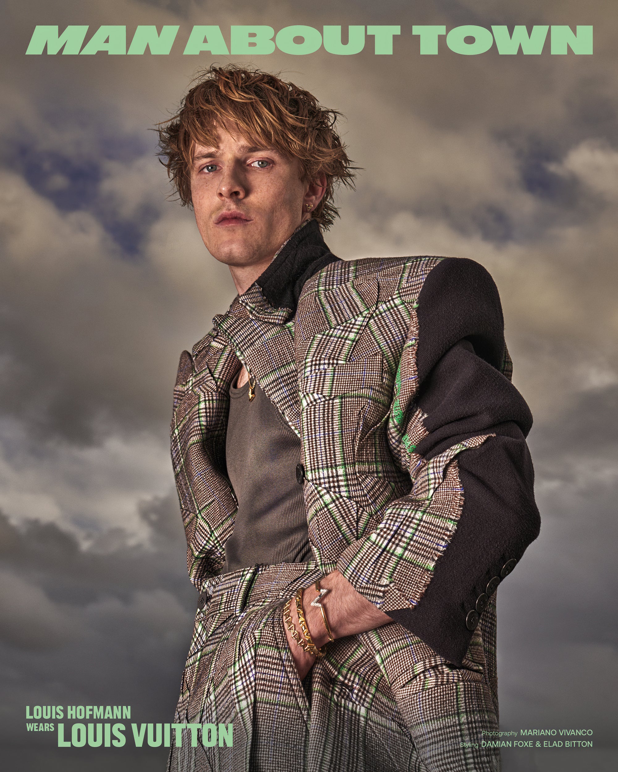 Louis Hofmann Covers Man About Town's Autumn/Winter 2023 Issue