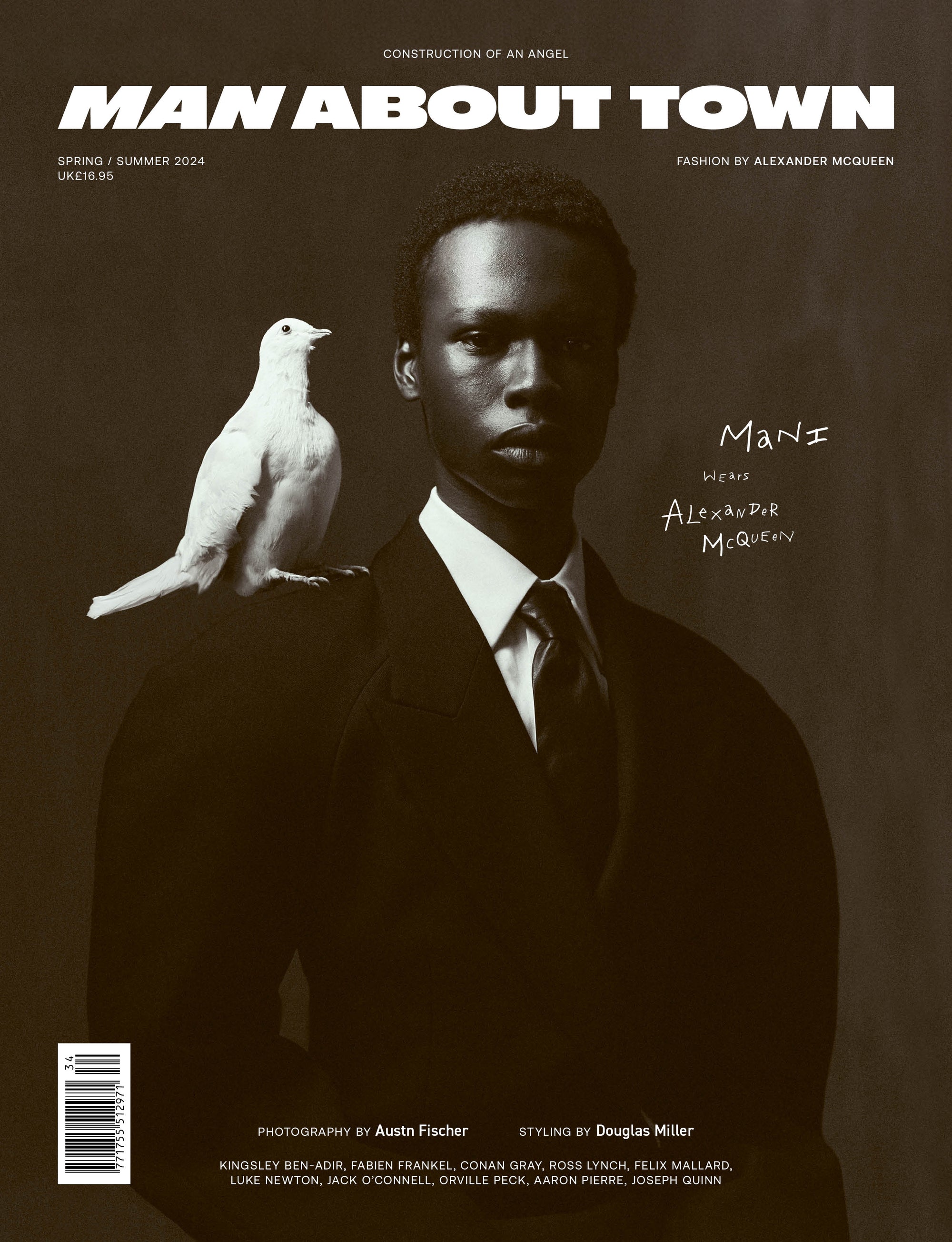 Mani Adjaye Covers Man About Town's Spring/Summer 2024 Issue